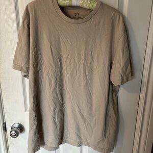 GAP Men’s Short Sleeve Crew Tee - Beige